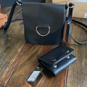 Wild Fable faux leather purse and wallet set
